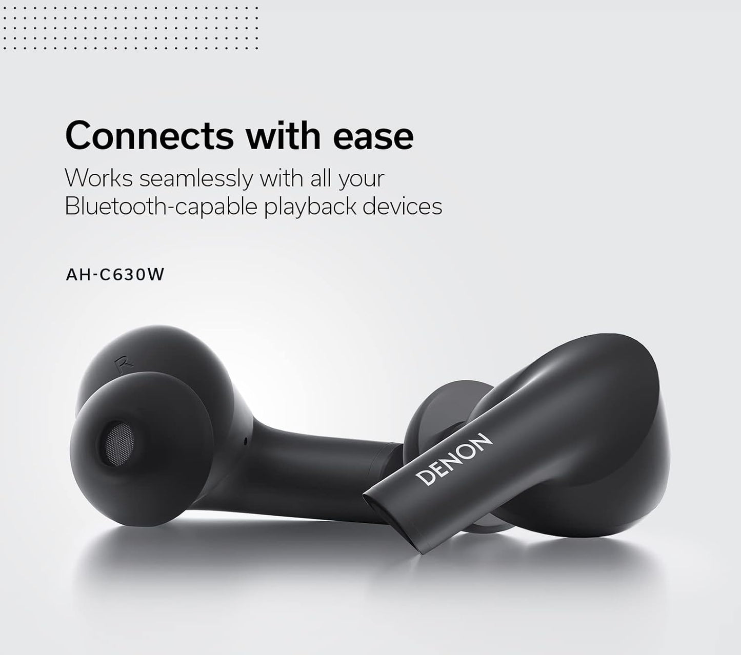 Audífonos DENON Bluetooth AH-C630W Negro