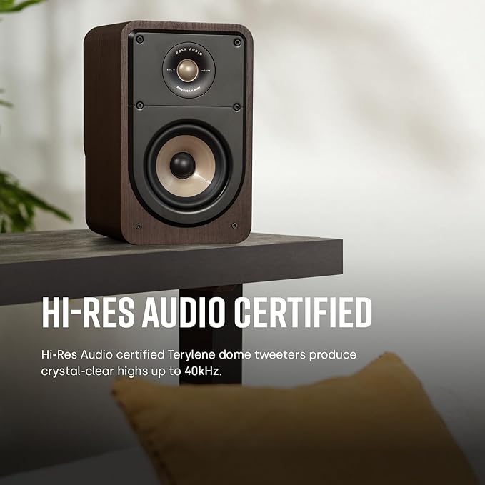 Bocina de repisa (PAR) Polk audio Signature Elite ES15 Negra