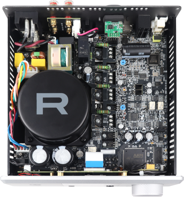 Amplificador integrado DX5 ROTEL DAC y Amplificación NEGRO