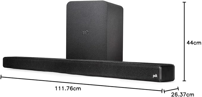 Barra de sonido Polk Audio Signa s4 Negra