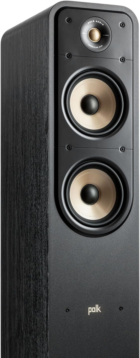 Par de bafles para piso ES55 Polk Audio Color Nogal