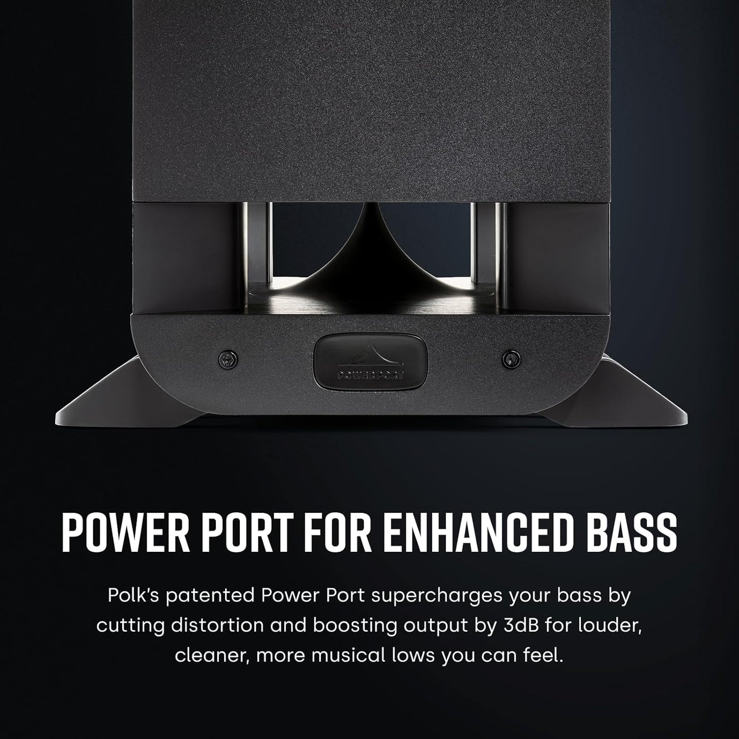 Par de bafles para piso ES55 Polk Audio Color Nogal