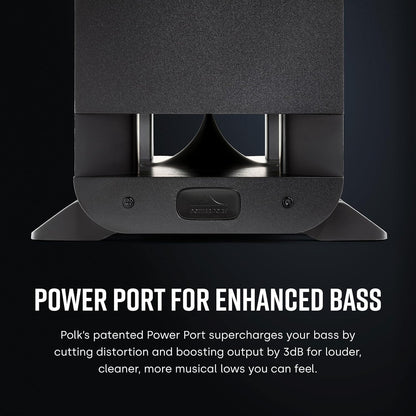 Par de bafles para piso ES55 Polk Audio Color Nogal