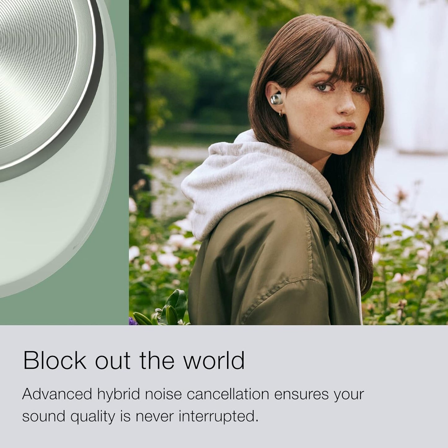 Audífonos Bowers & Wilkins Pi5 S2 Sage green