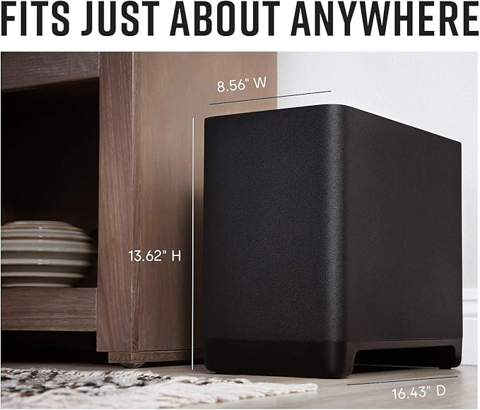 Subwoofer Polk Audio React negro