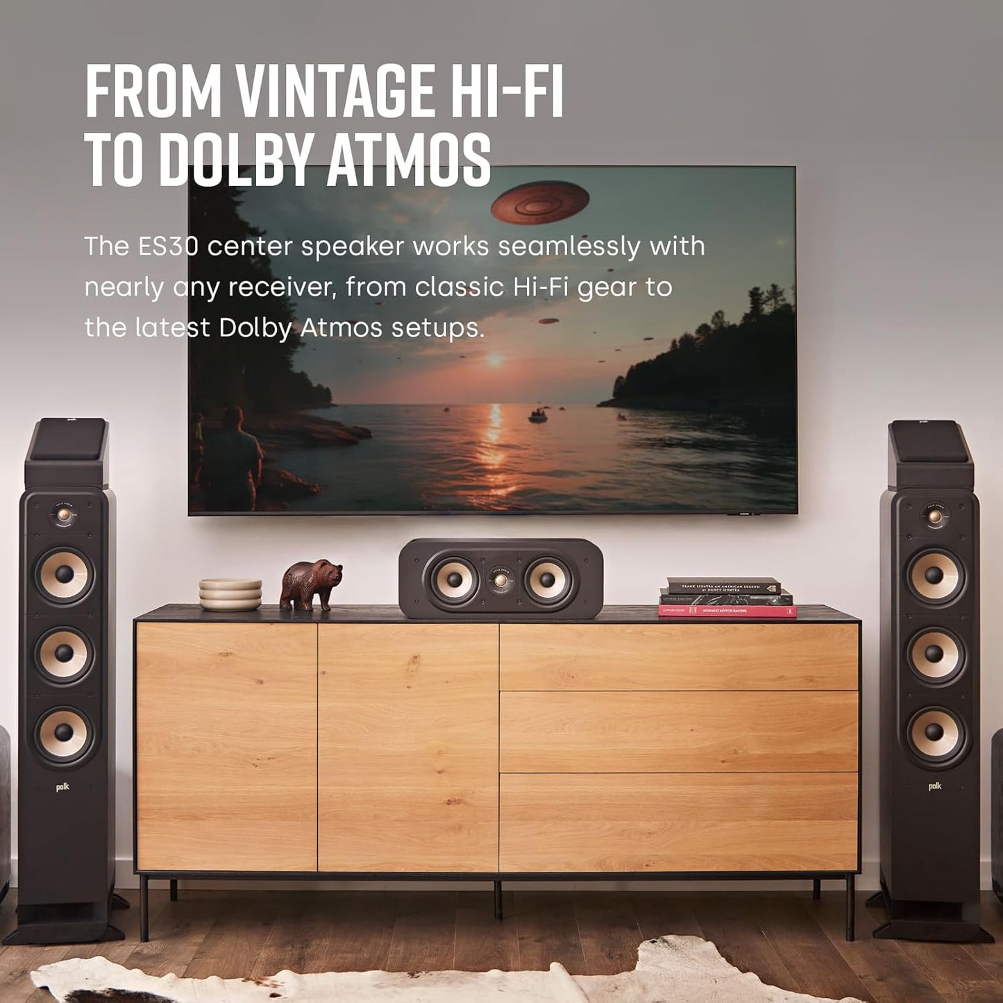 Bocina Central Polk Audio Elite Signature ES30 Blanca