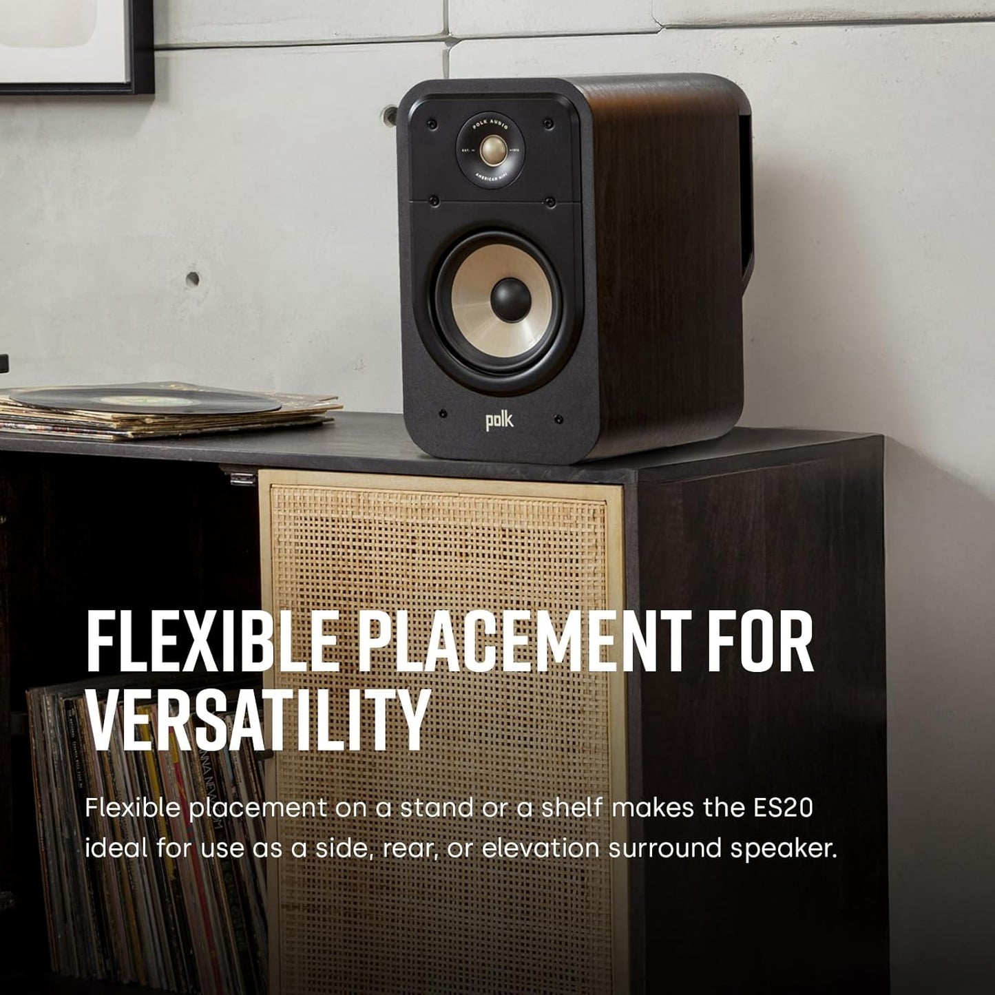 Bocina de repisa (PAR) Polk Audio Signature Elite ES20 Negra