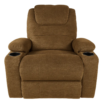 Sillón Masajeador Reclinable, Calentador y con Elevador Electrico Color Chocolate