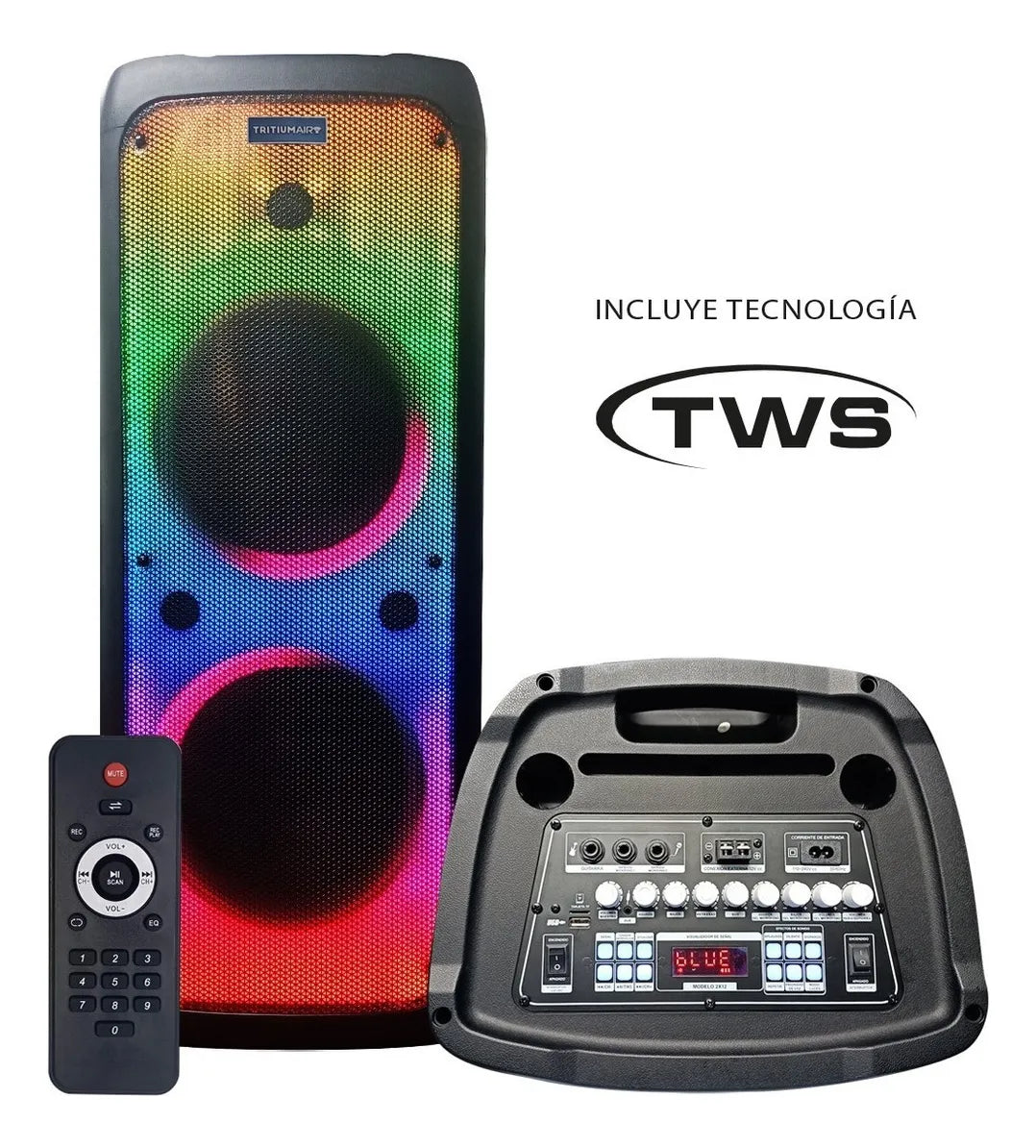 Bocina Torre 2x12 Tritium Air Bafle Fiestas